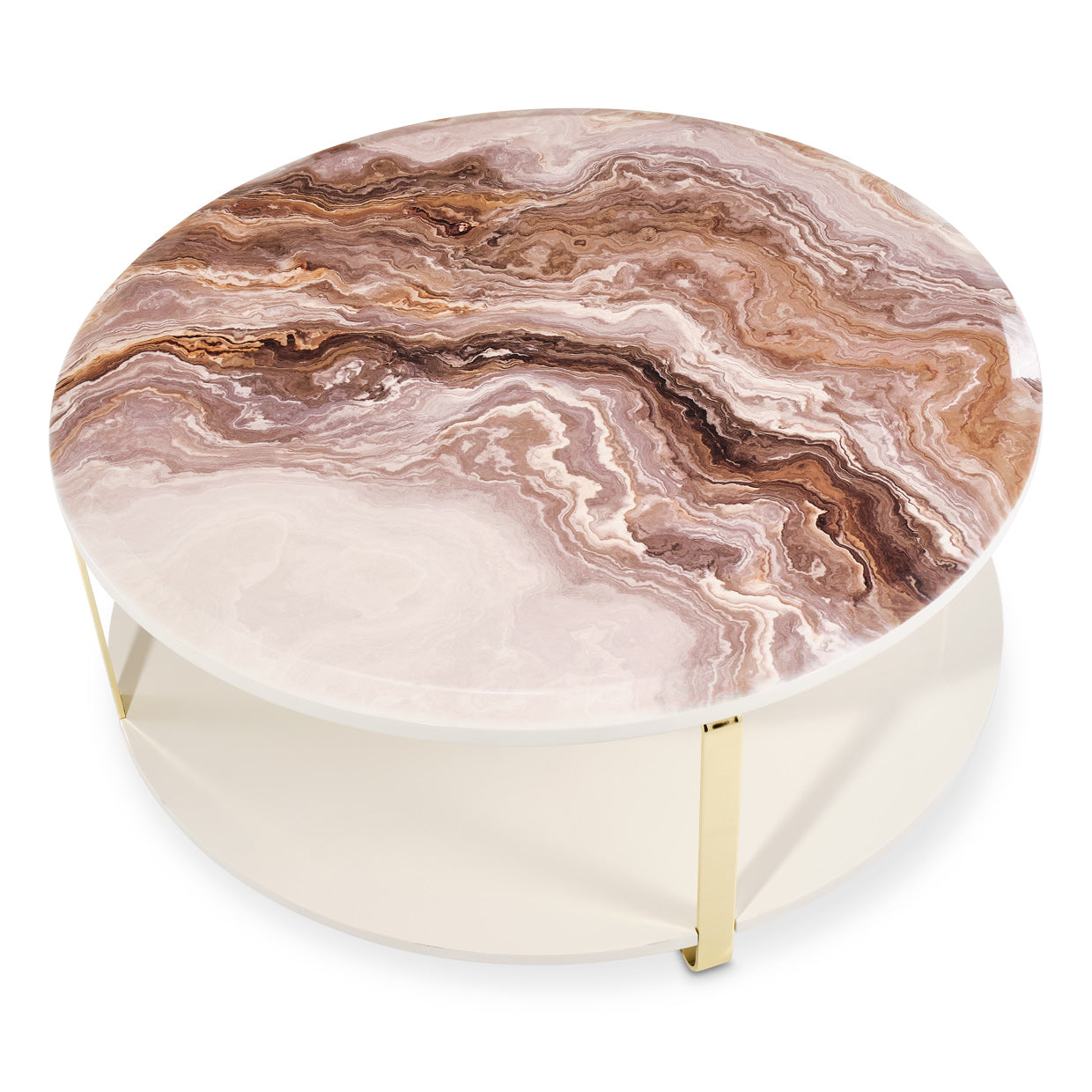 Ariana Cocktail Table - Gold