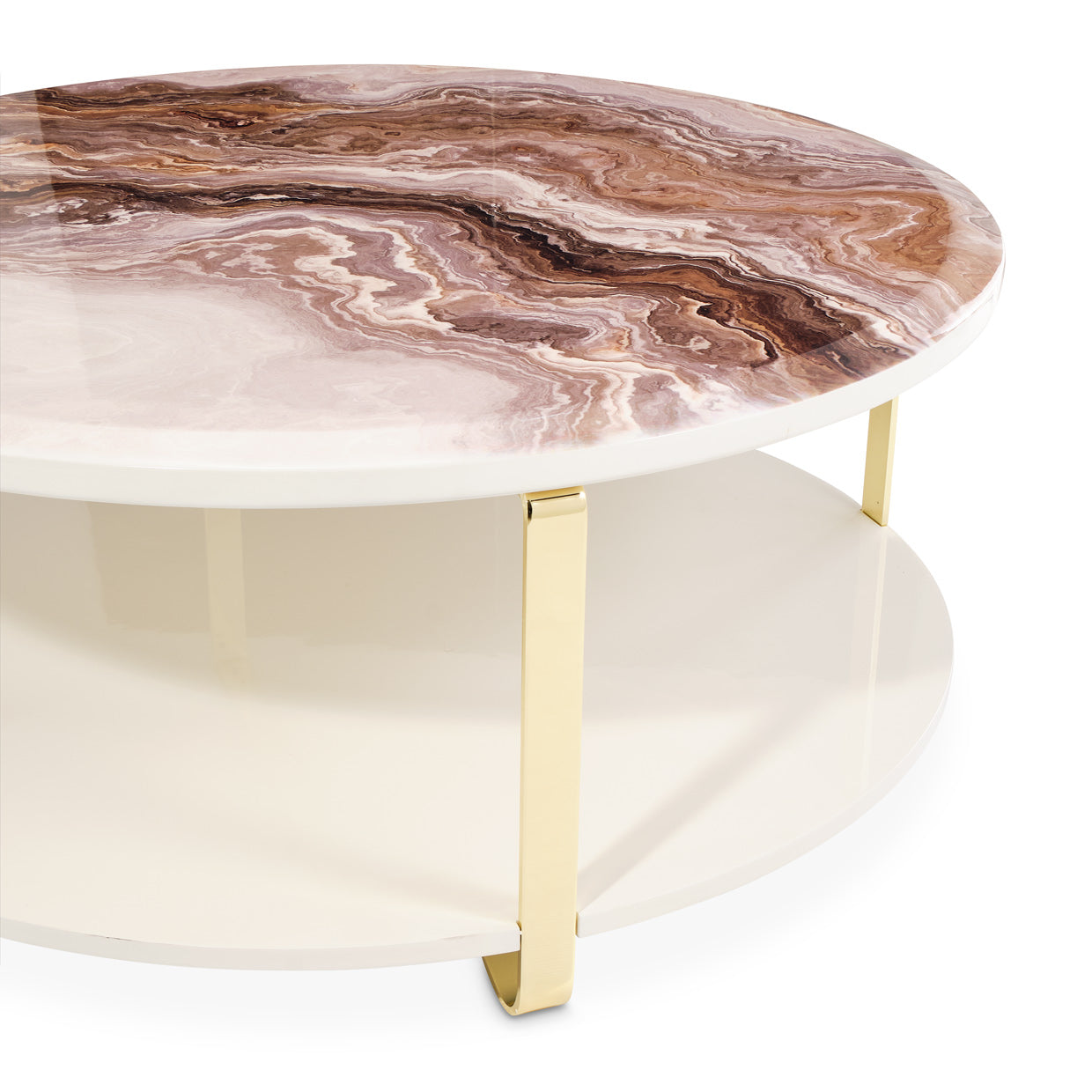 Ariana Cocktail Table - Gold