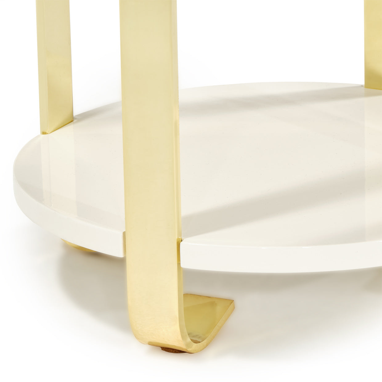 Ariana Chairside Table - Gold