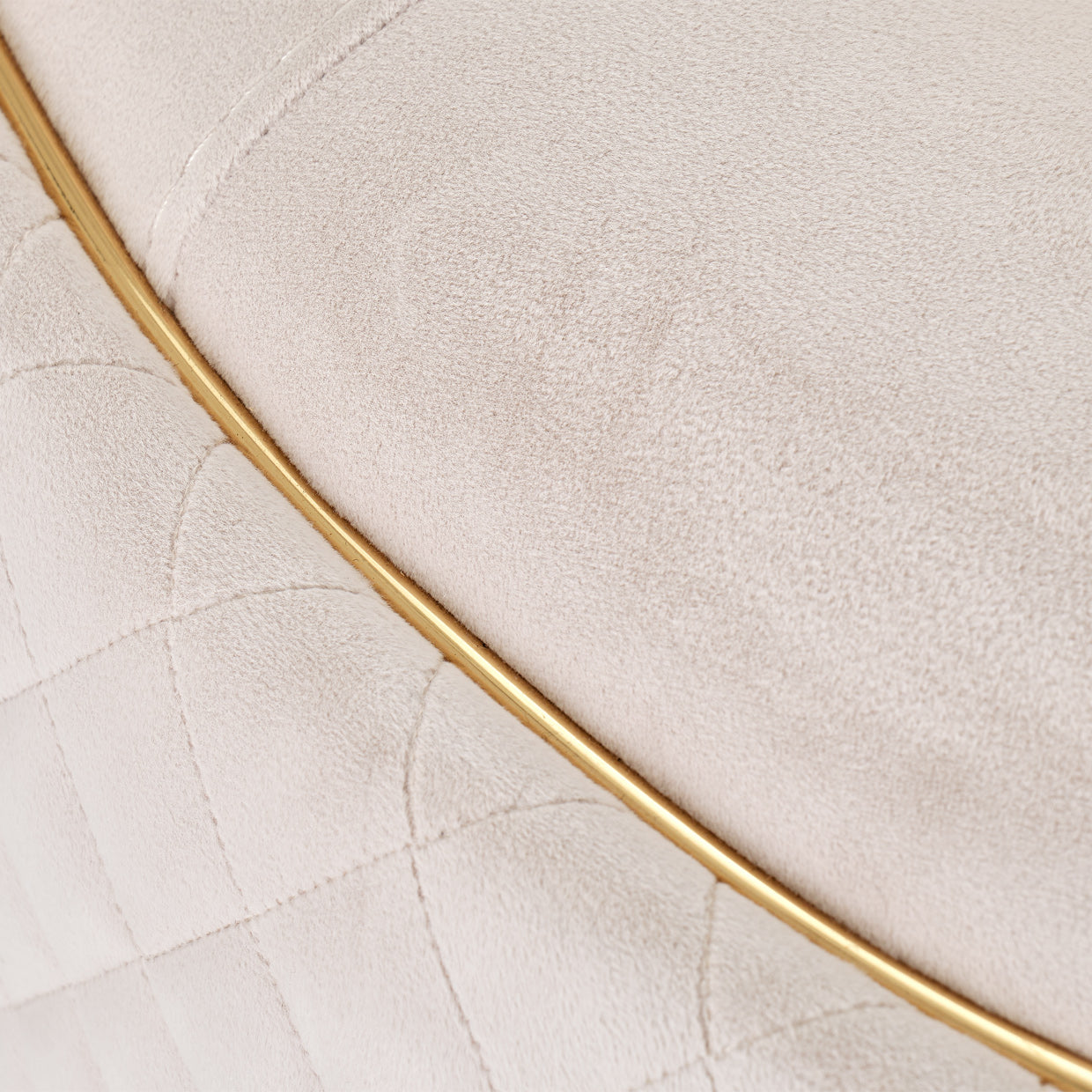 Ariana Sofa - Beige/Gold