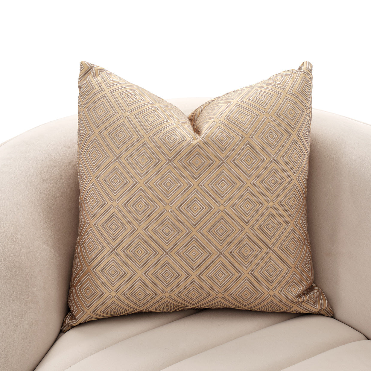 Ariana Loveseat - Beige/Gold
