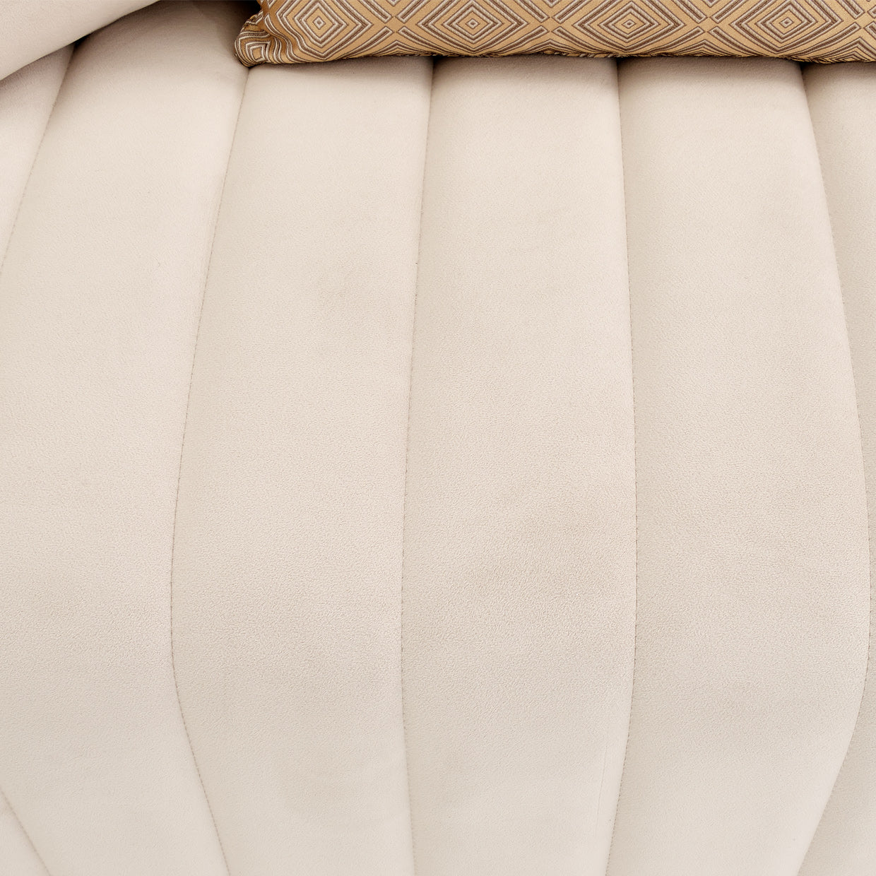 Ariana Loveseat - Beige/Gold