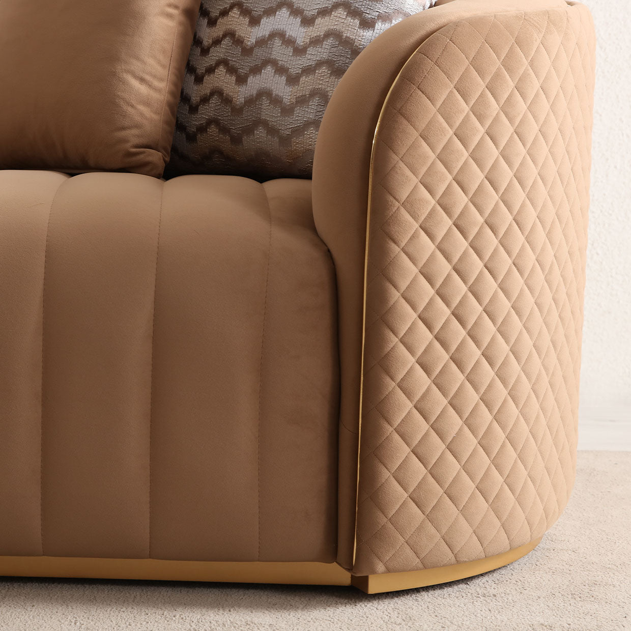 Ariana Loveseat - Caramel