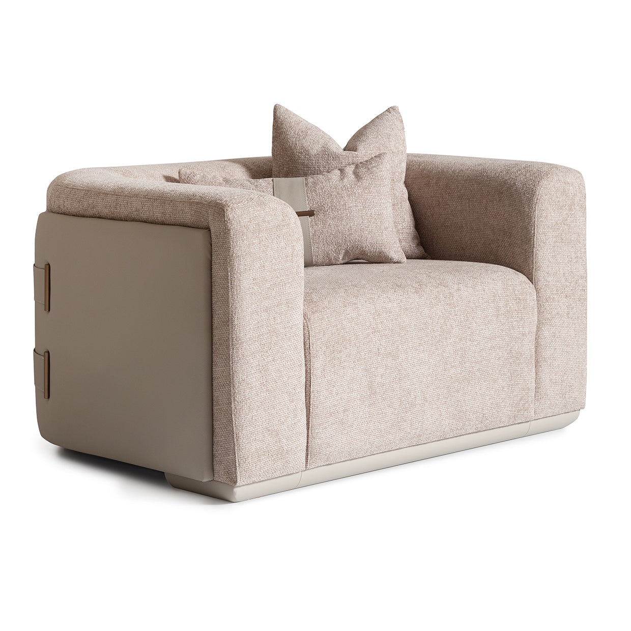 Canberra Chair and a Half - Mink/Light Ash