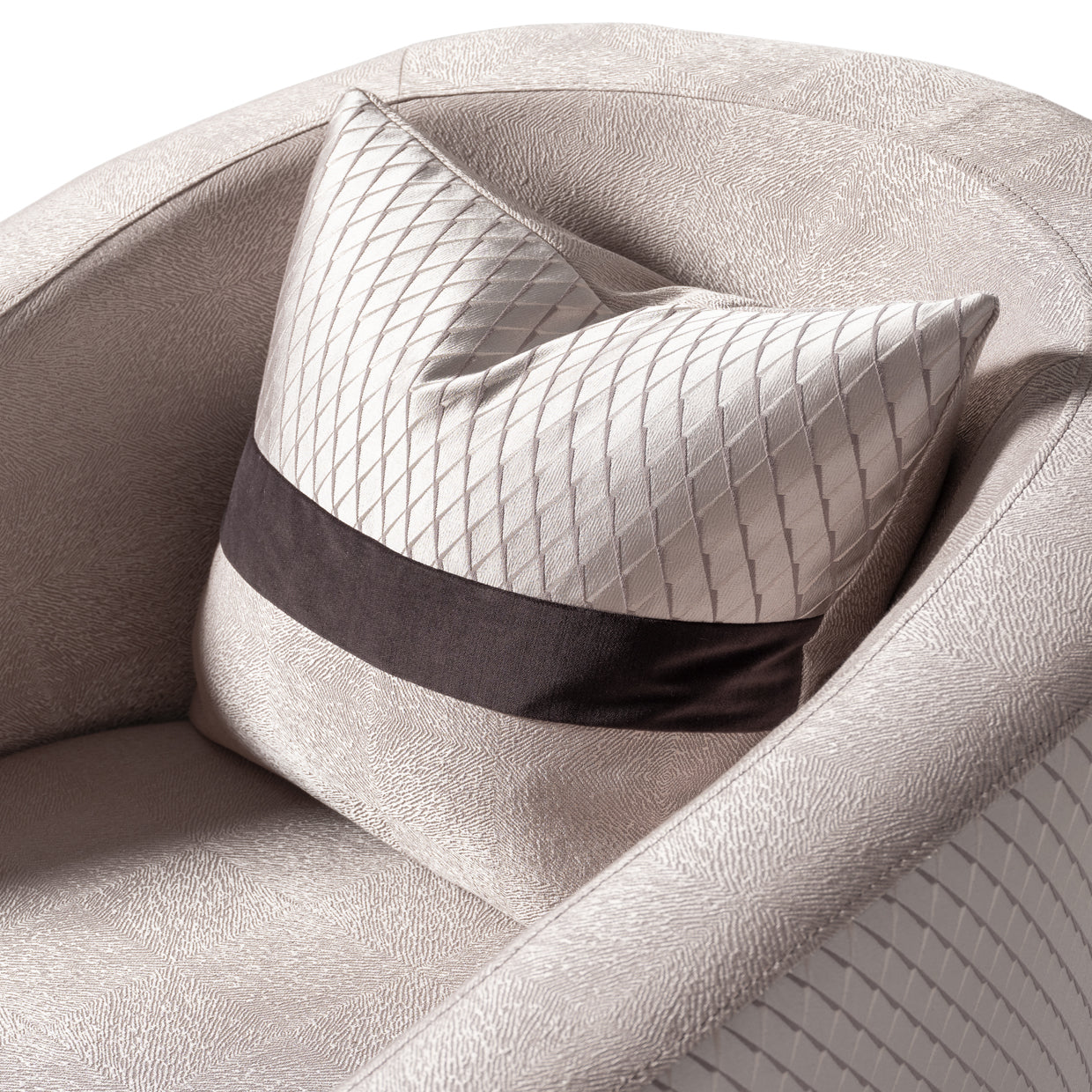 Carmela Accent Chair - Zinc/Silver