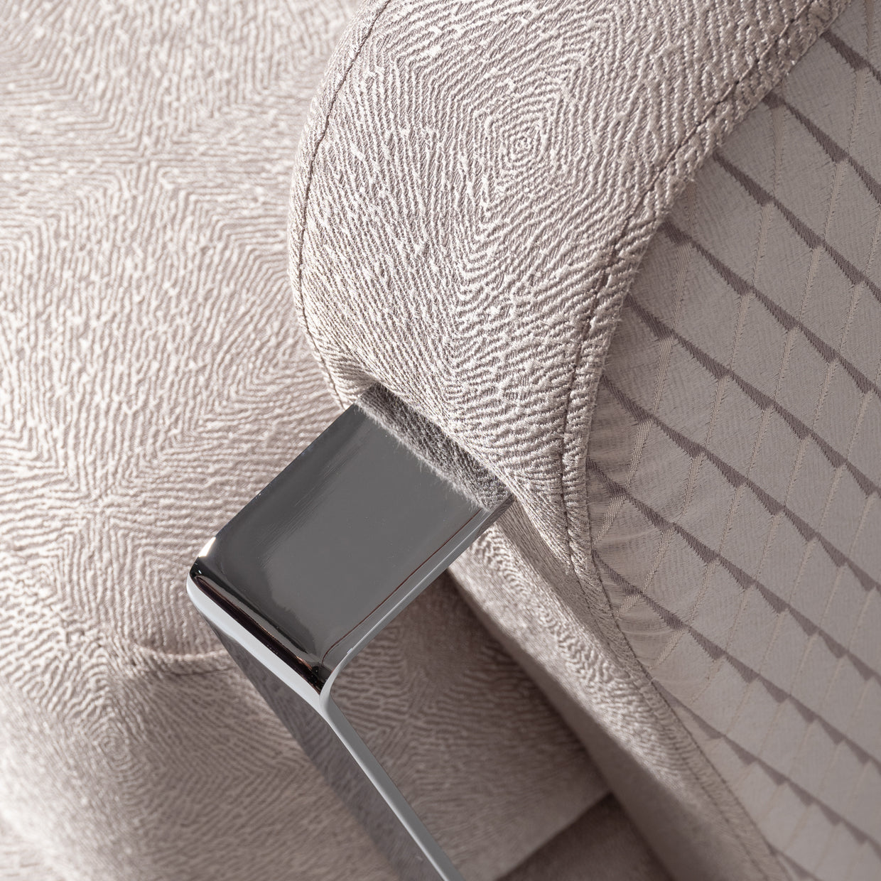 Carmela Accent Chair - Zinc/Silver