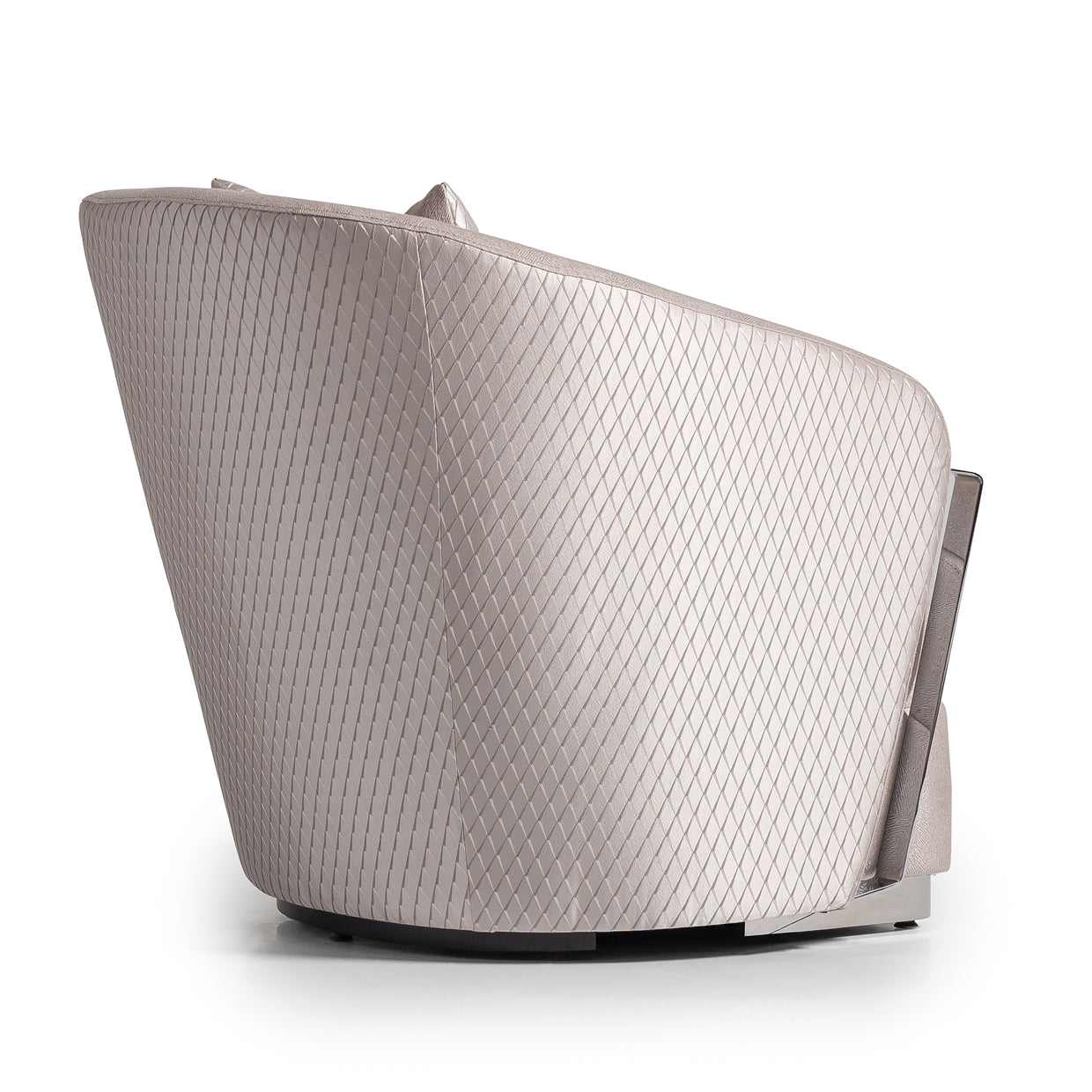 Carmela Accent Chair - Zinc/Silver