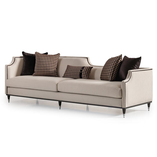 La Francaise Mansion Sofa - Cafe/Black