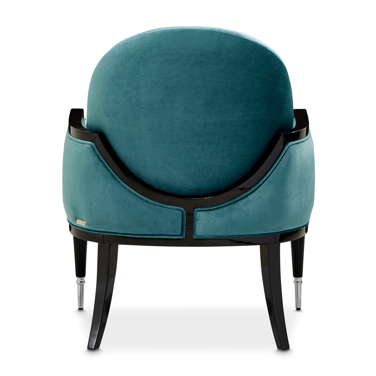 La Francaise Accent Chair - Azure/Black
