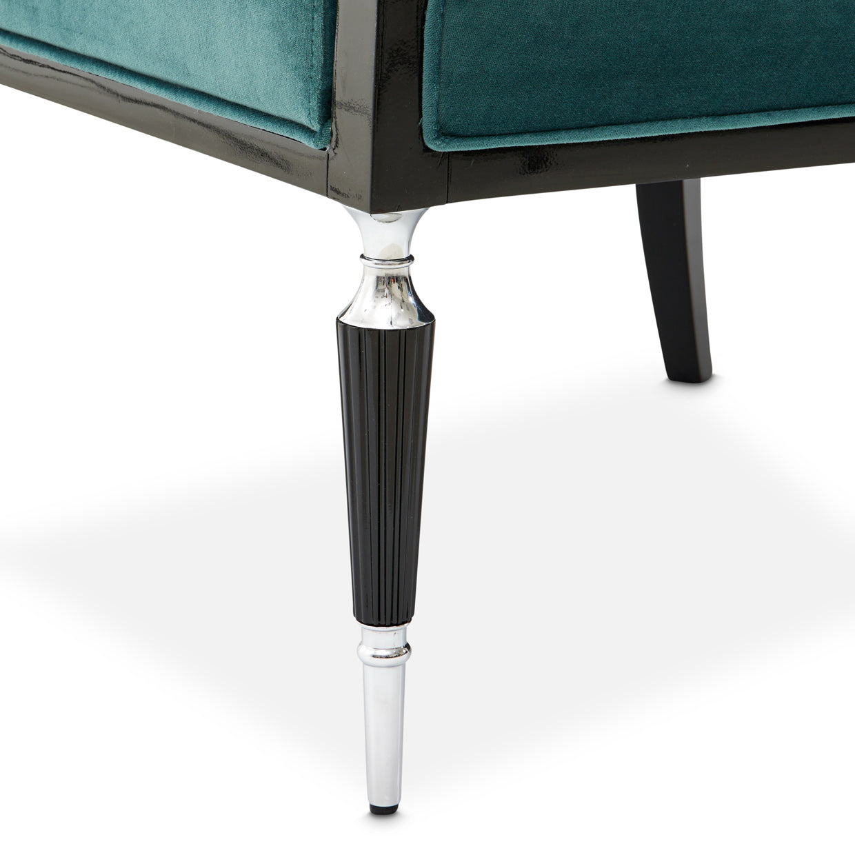 La Francaise Accent Chair - Azure/Black