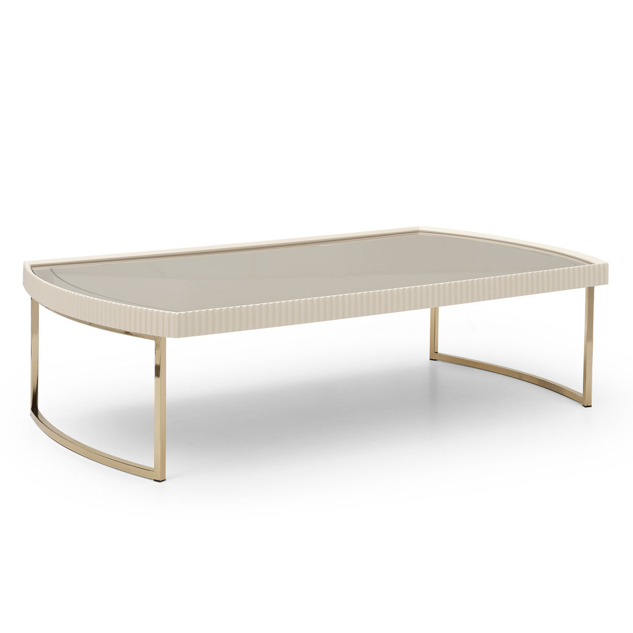 Lisbon Cocktail Table - Silken Matte Cream