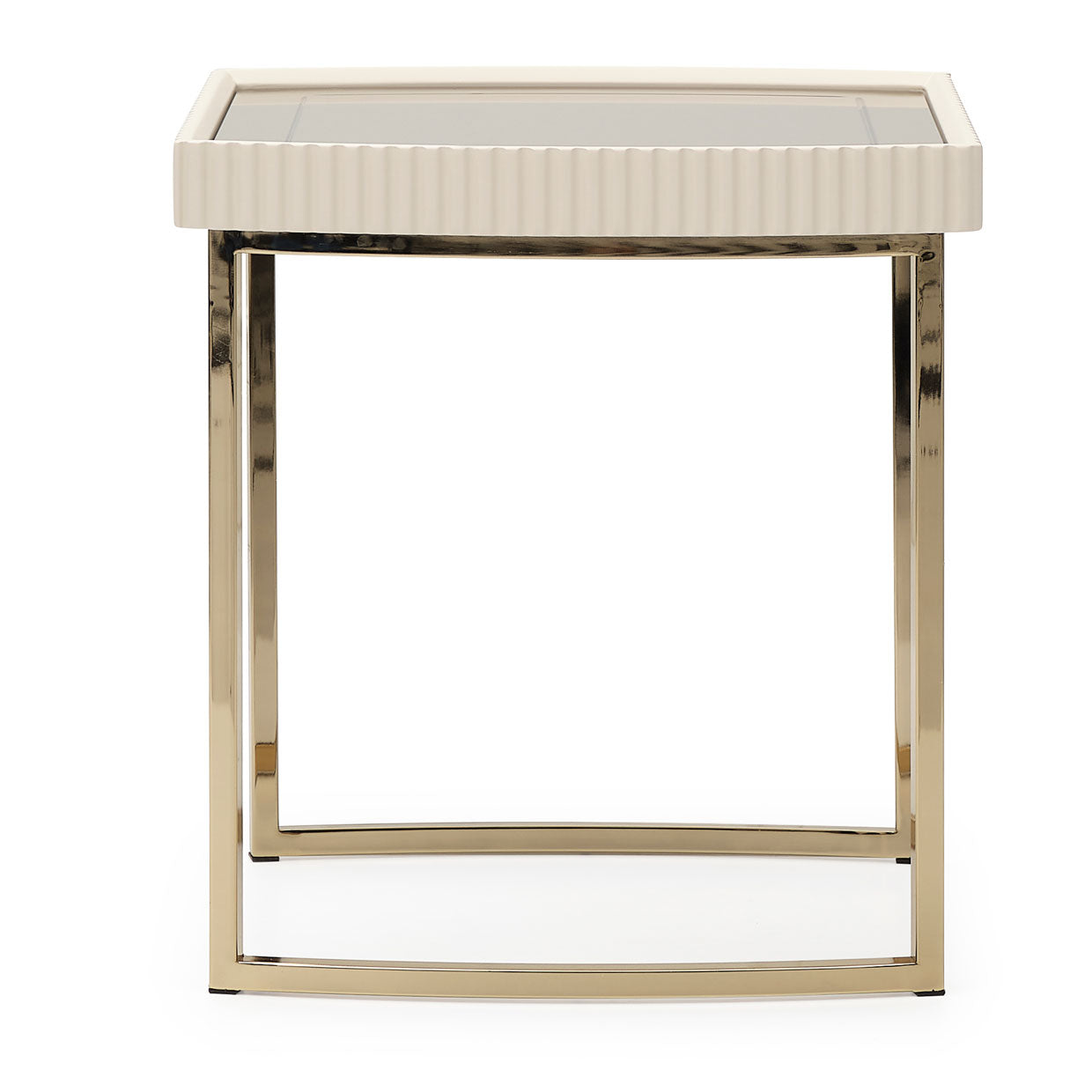 Lisbon Side Table - Silken Matte Cream