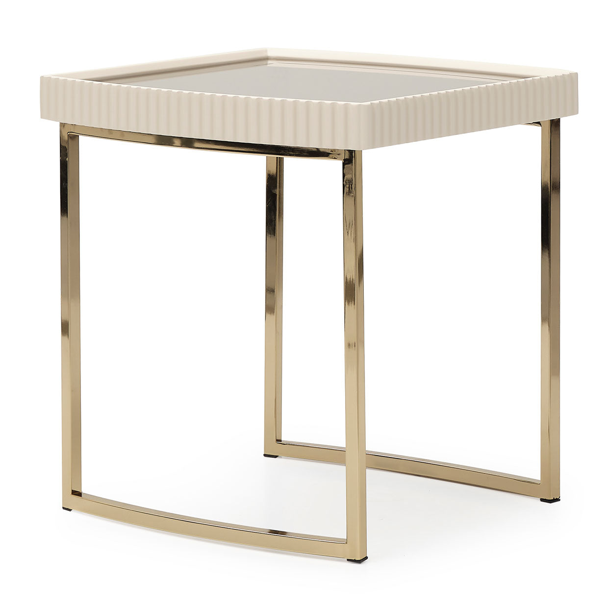 Lisbon Side Table - Silken Matte Cream