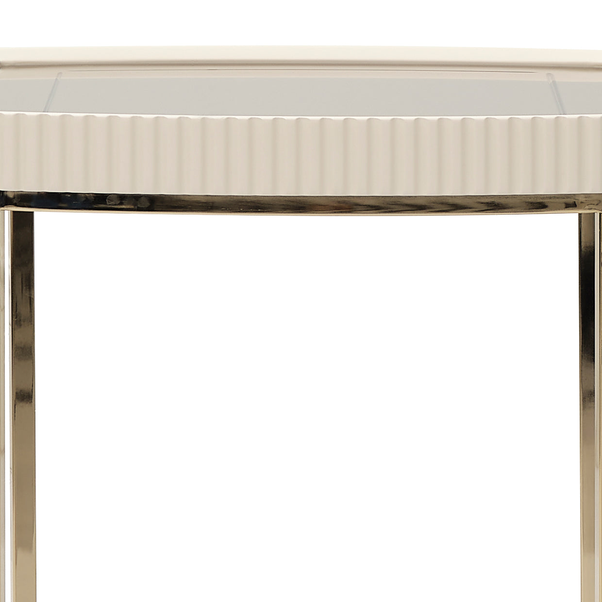 Lisbon Side Table - Silken Matte Cream