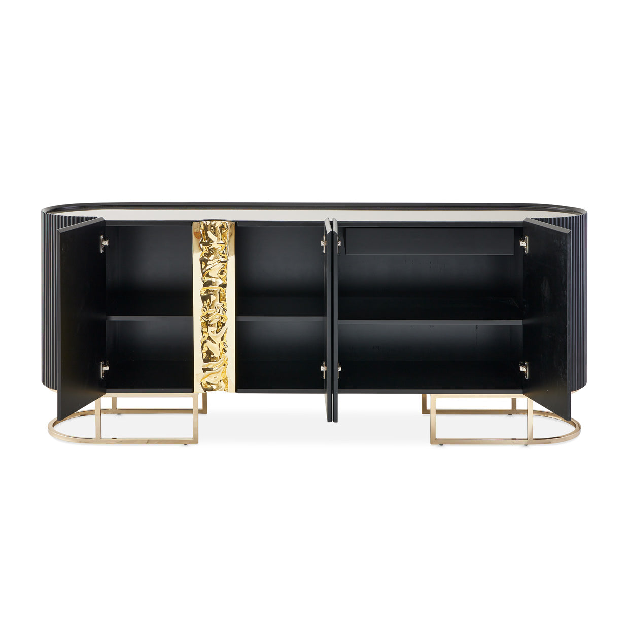 Lisbon Console Table - Silken Matte Black