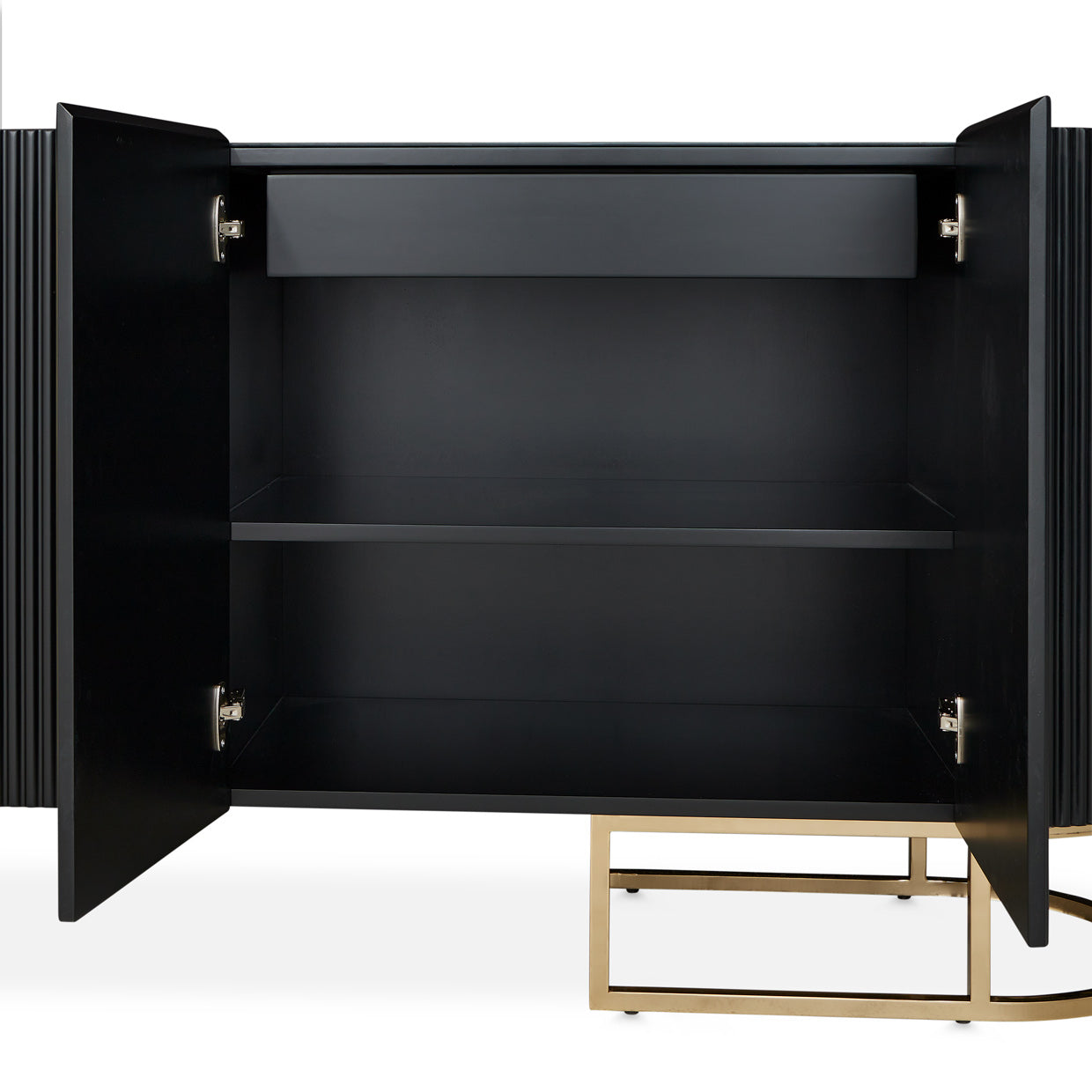 Lisbon Console Table - Silken Matte Black