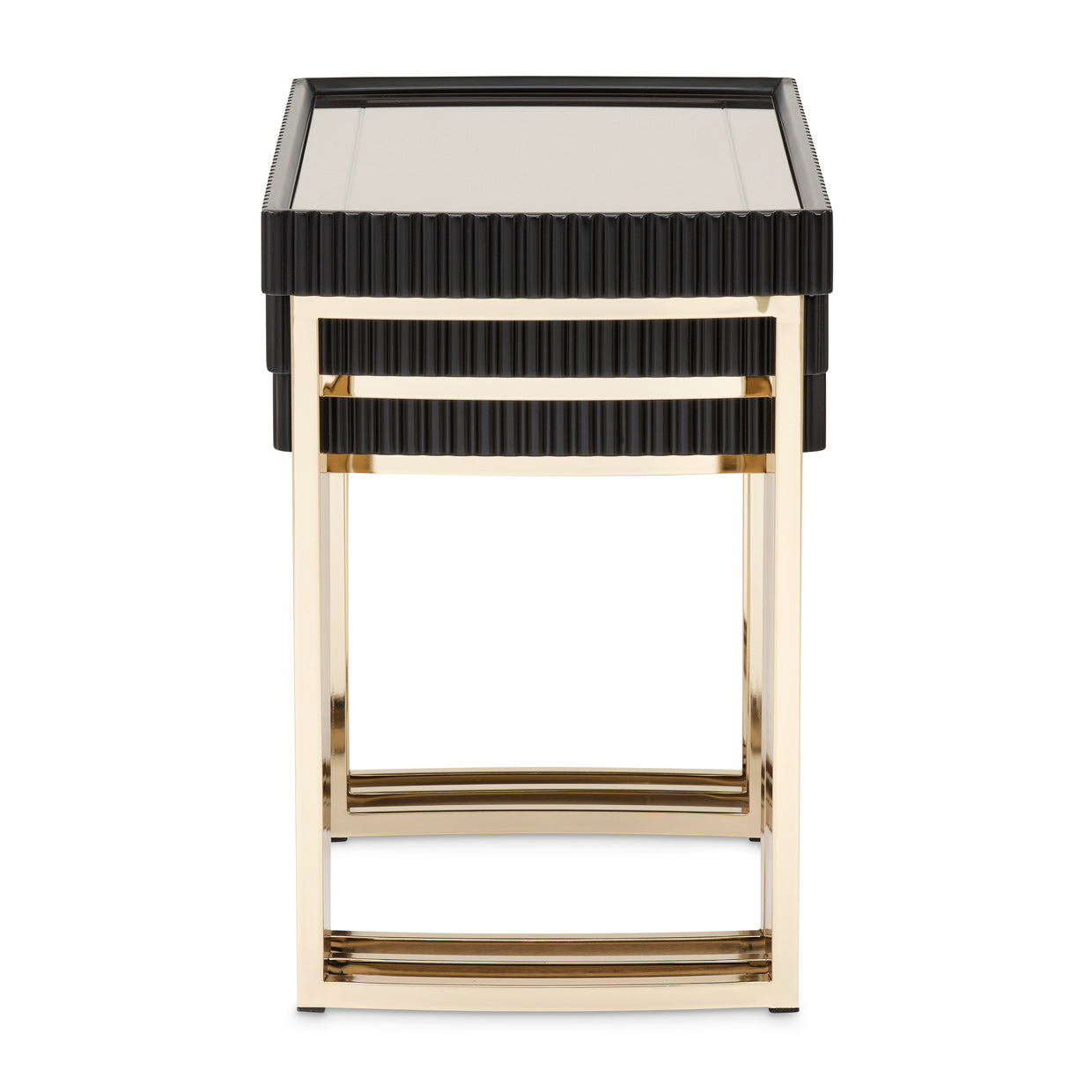 Lisbon Nesting Tables, Set of 3 - Silken Matte Black