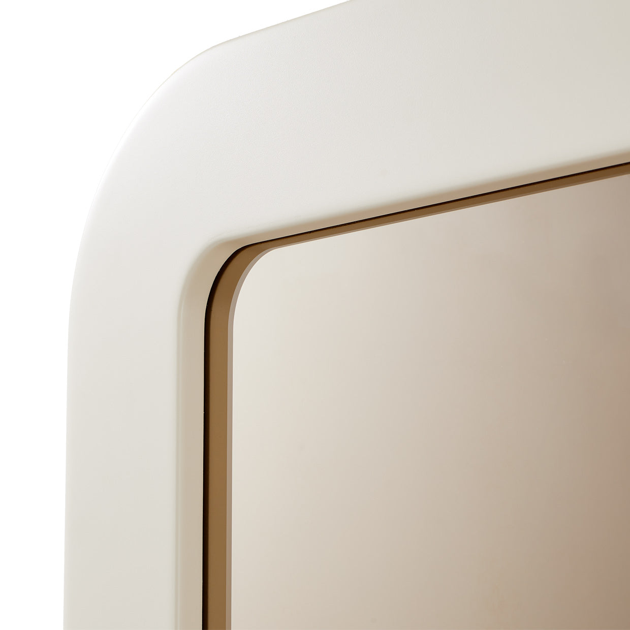Lisbon Wall Mirror - Silken Matte Cream