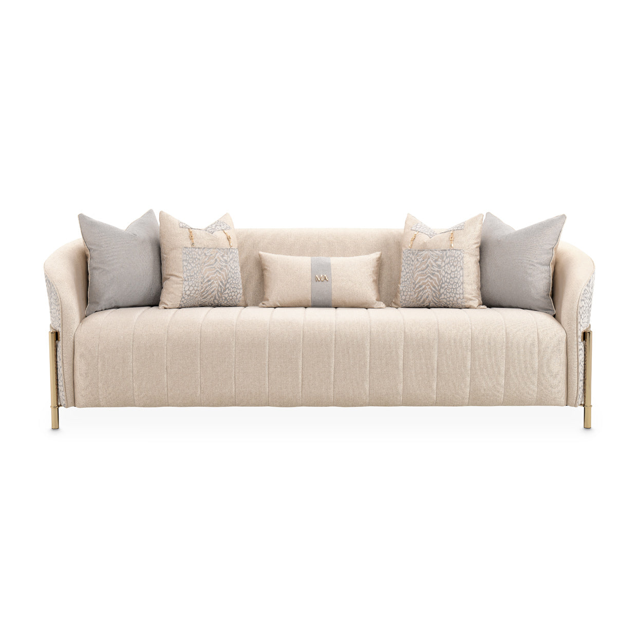 Lisbon Sofa - Opal/Gold
