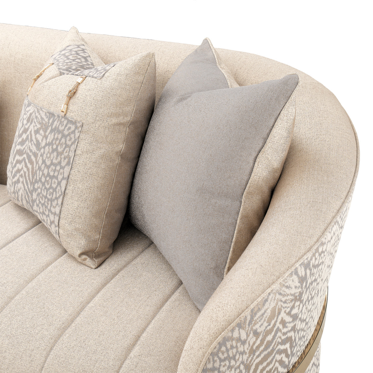 Lisbon Sofa - Opal/Gold