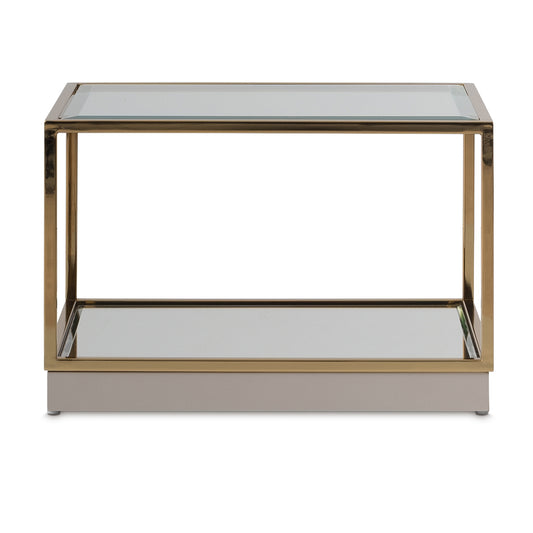 Savannah Breeze Tall Cocktail Table, Set of 2 - Bright Gold