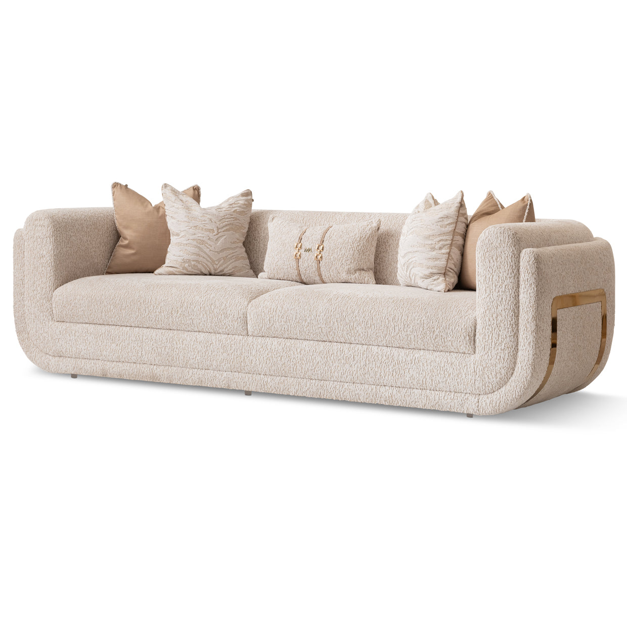 Savannah Breeze Mansion Sofa - Cashmere/Bright Gold