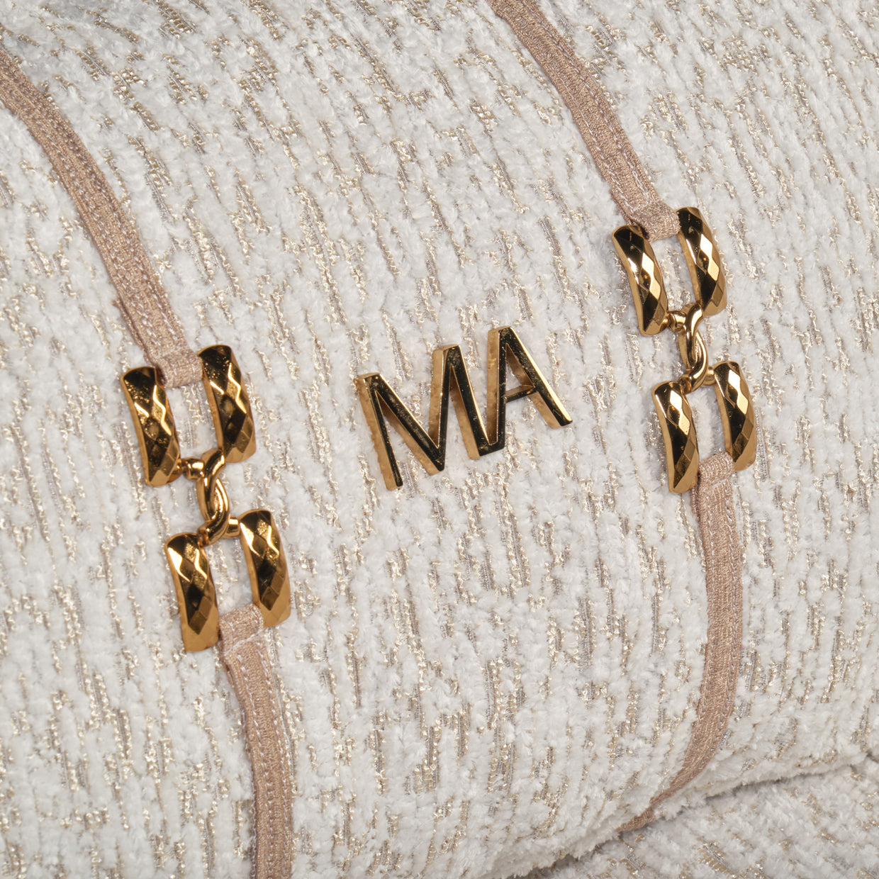 Savannah Breeze Mansion Sofa - Cashmere/Bright Gold