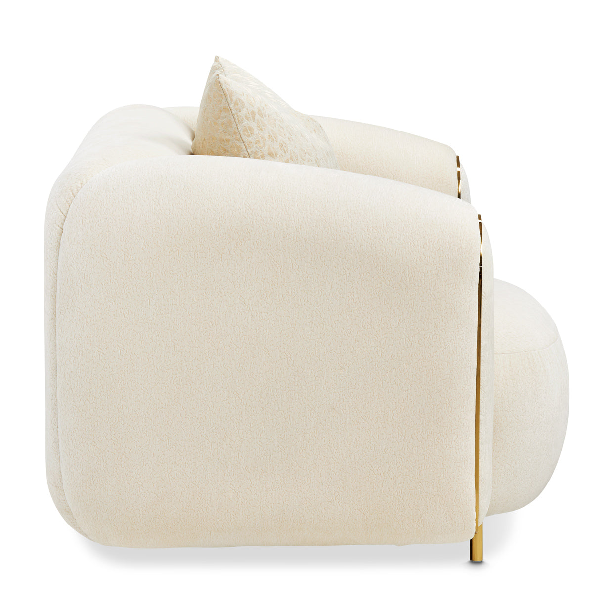 Sassani Chair - Crepe/Gold