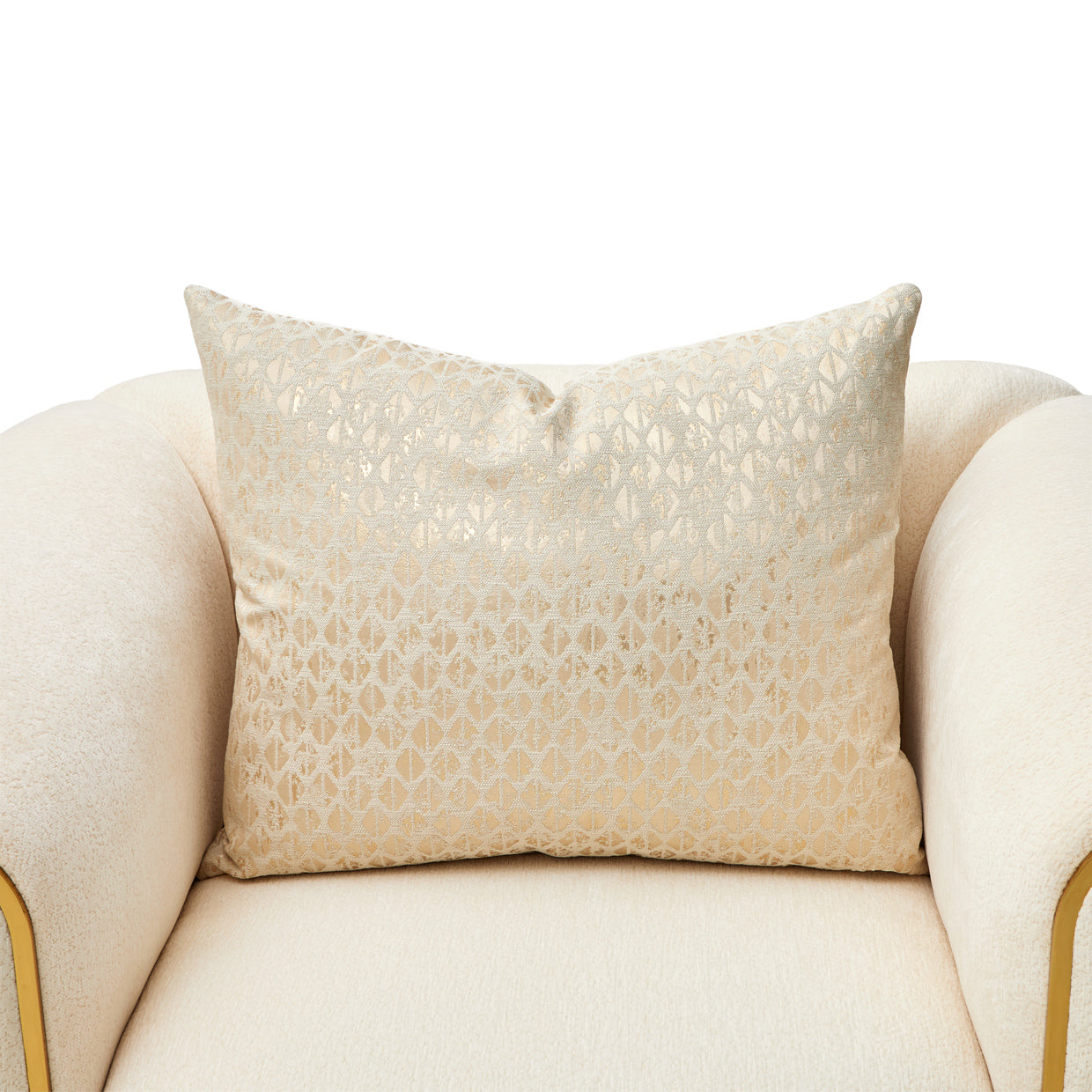 Sassani Chair - Crepe/Gold