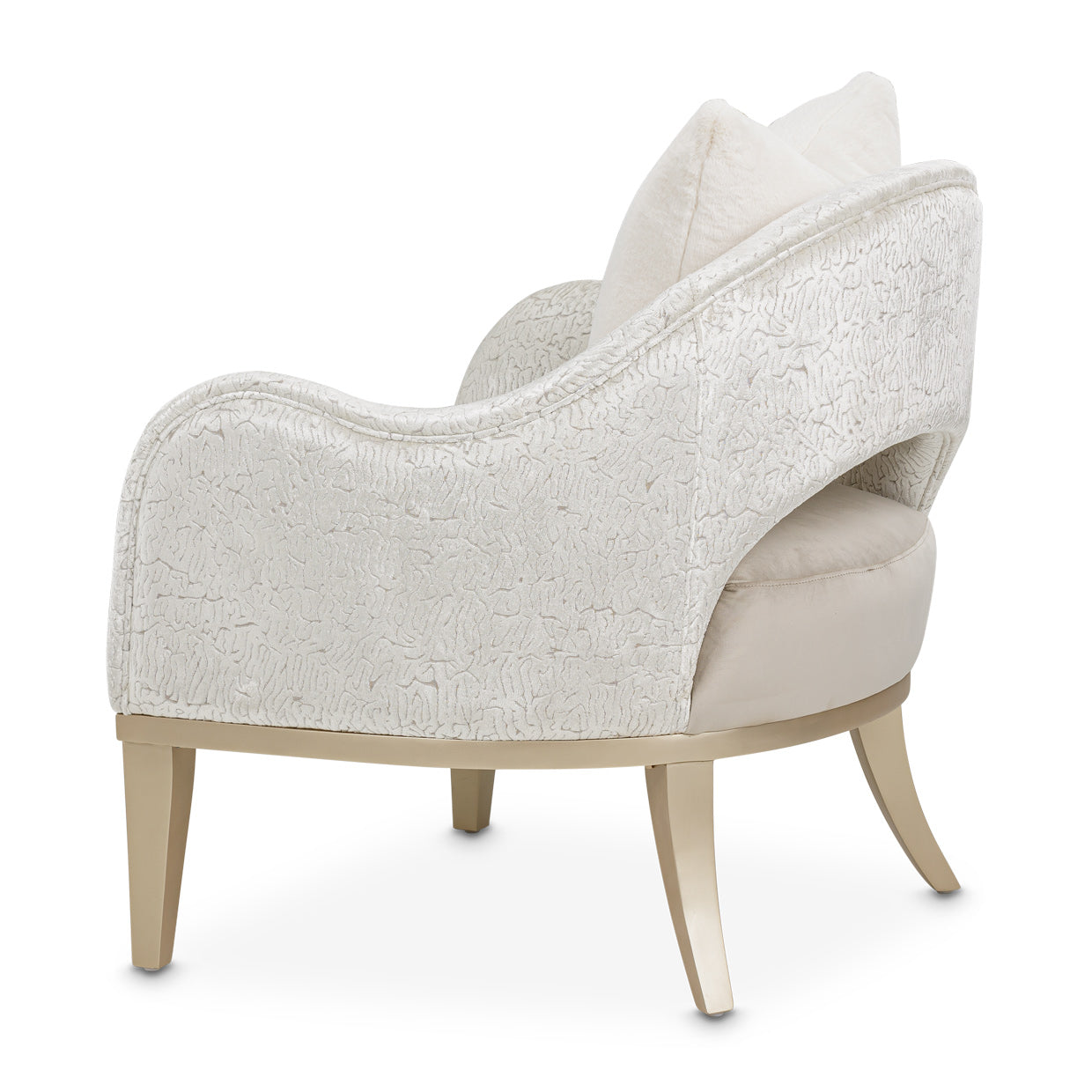 Yvette Accent Chair - Porcini/Champagne