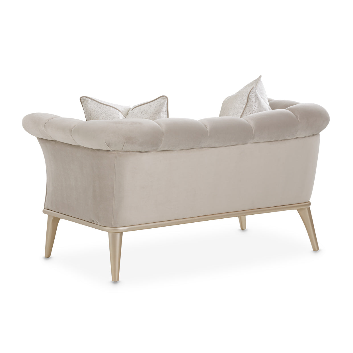 Yvette Chair and a Half - Porcini/Champagne