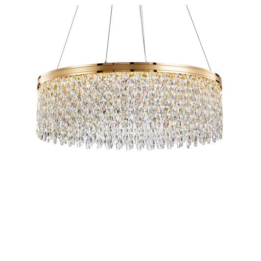 Orlena Large LED Clear Chandelier