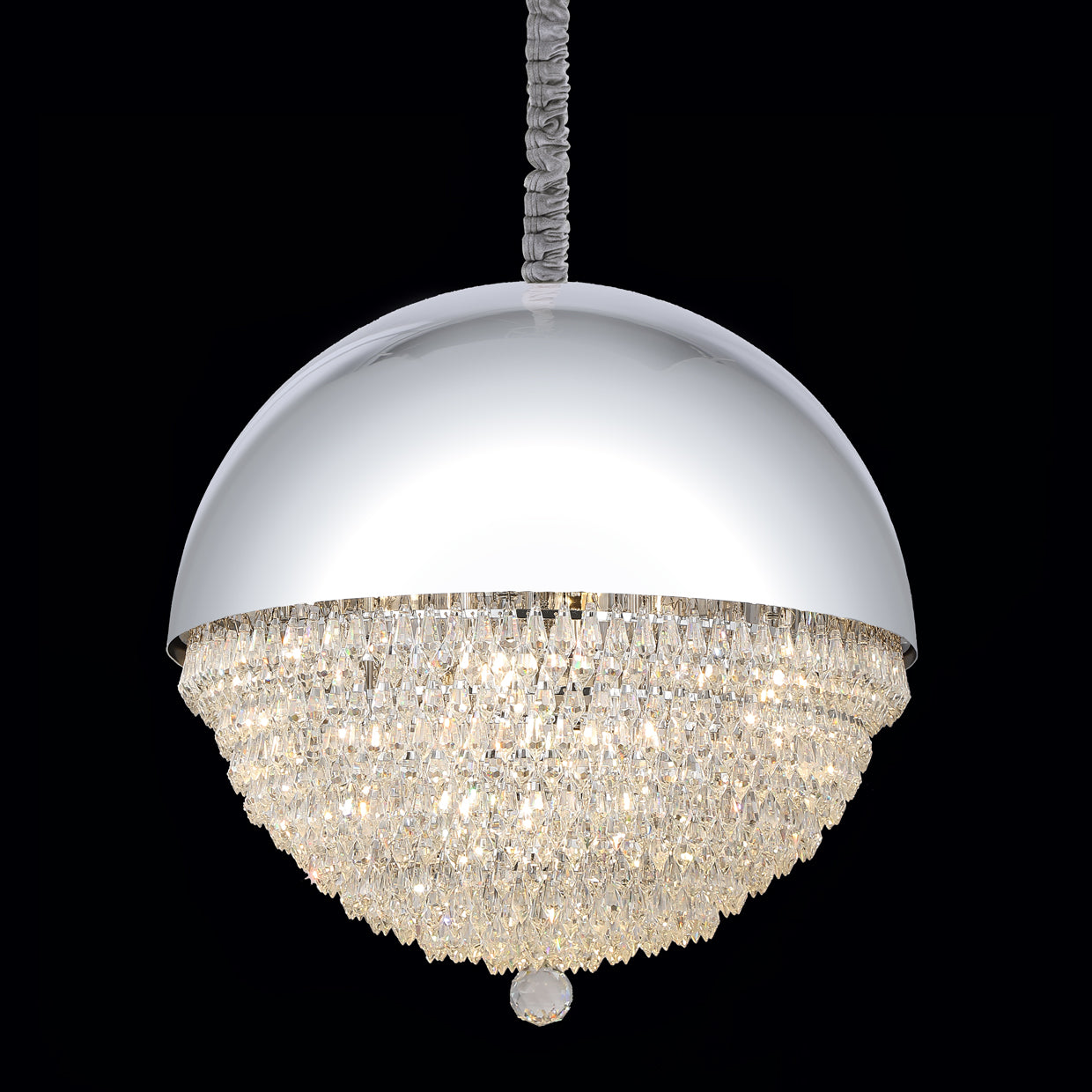 Eclipse LED Chandelier - Silver