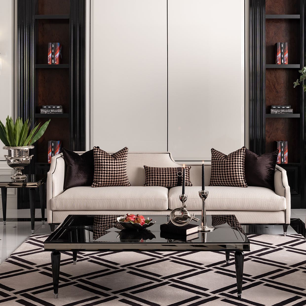 La Francaise M. Sofa cafe black