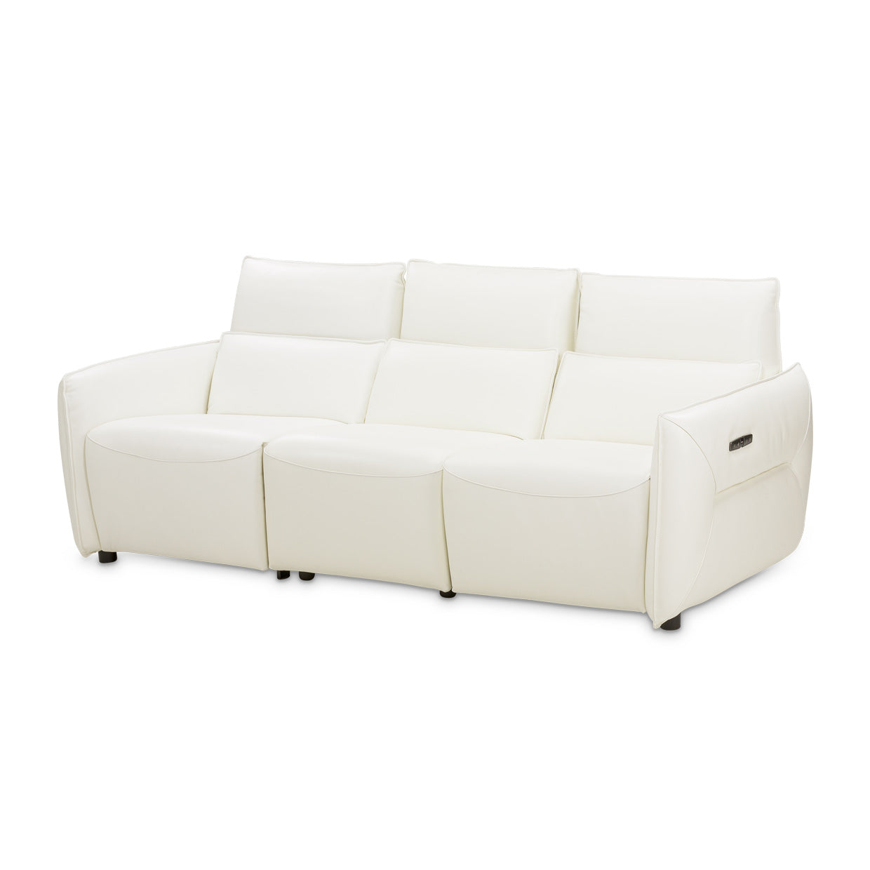 Verona 3-Piece Sectional Sofa - White