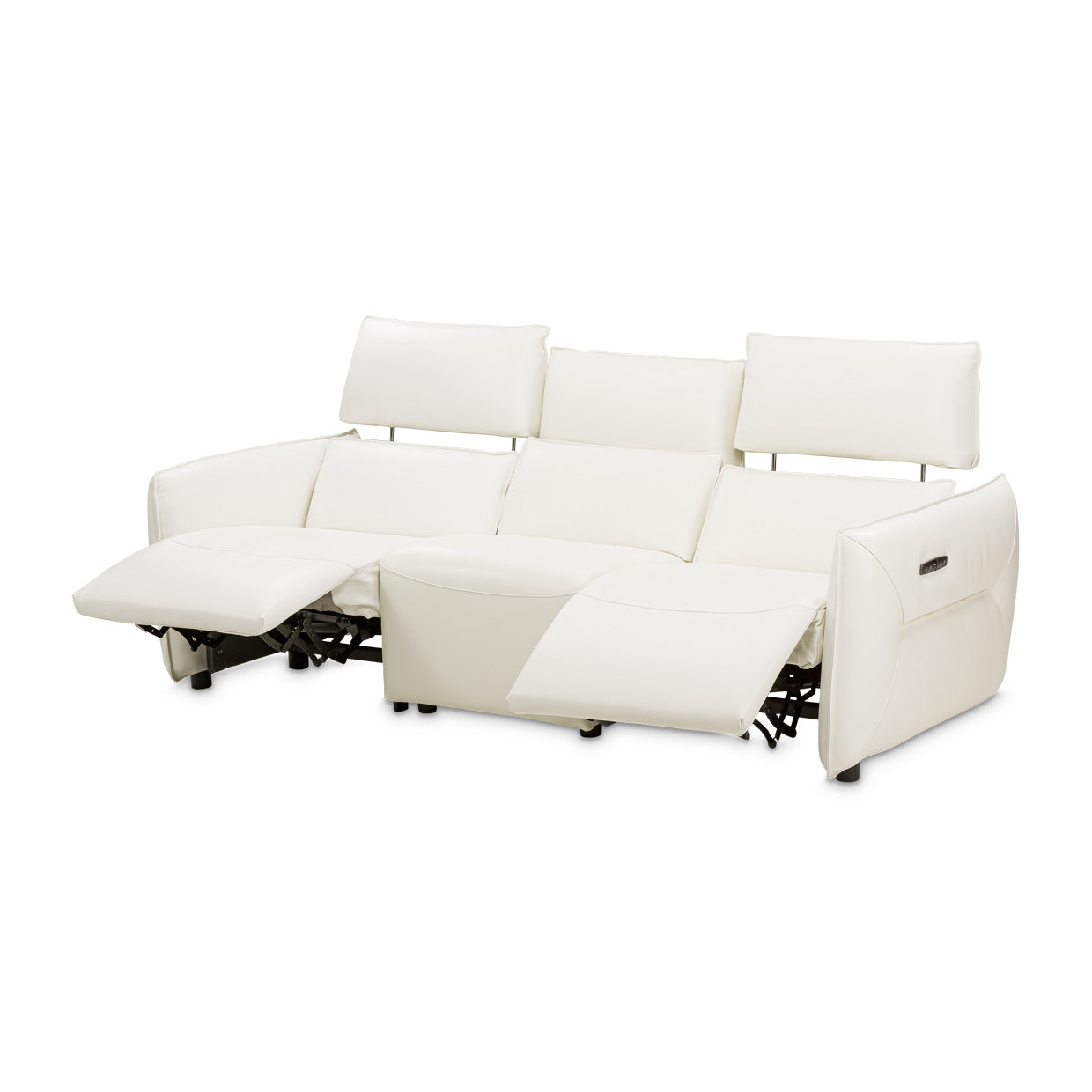 Verona 3-Piece Sectional Sofa - White