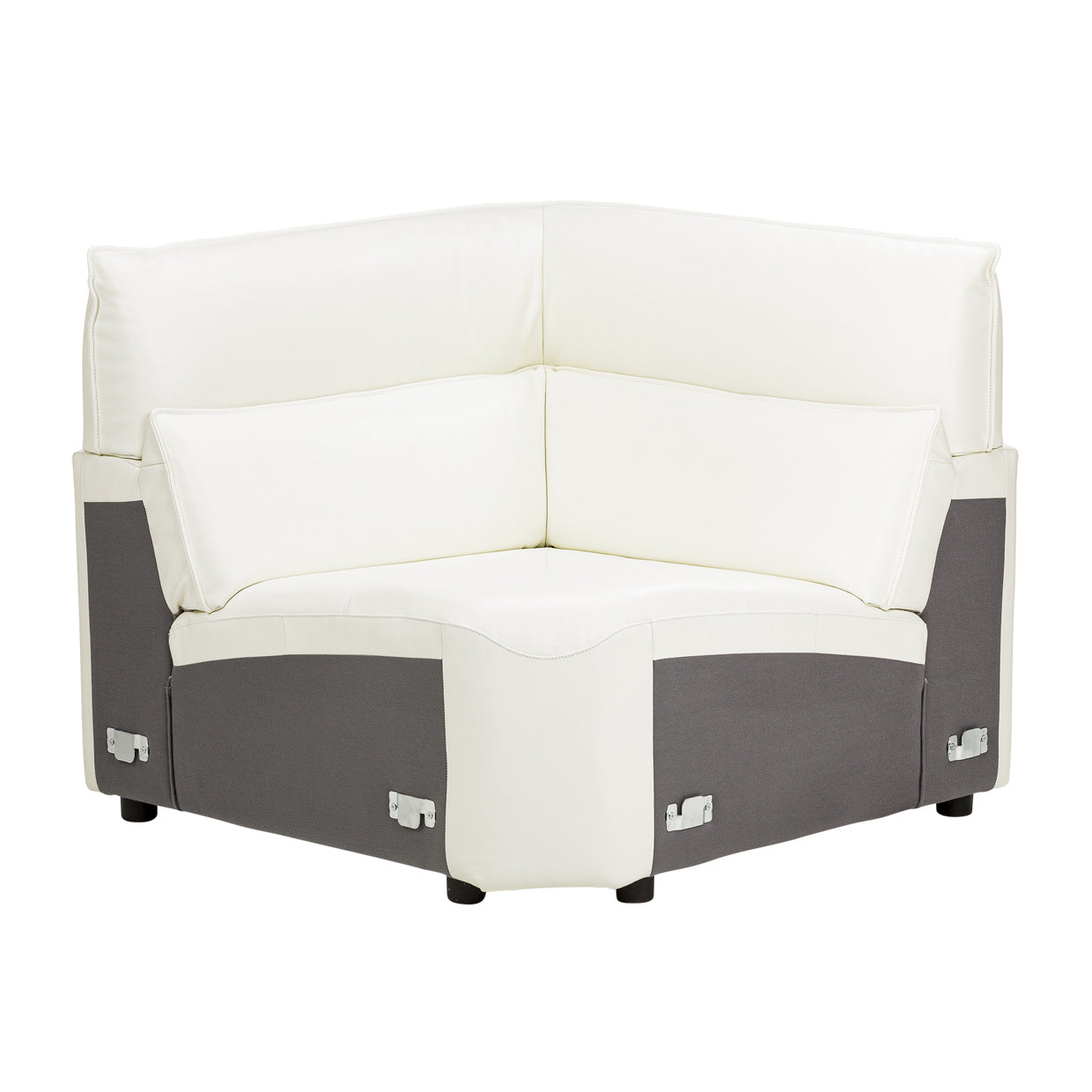 Verona 5-Piece Sectional Sofa - White