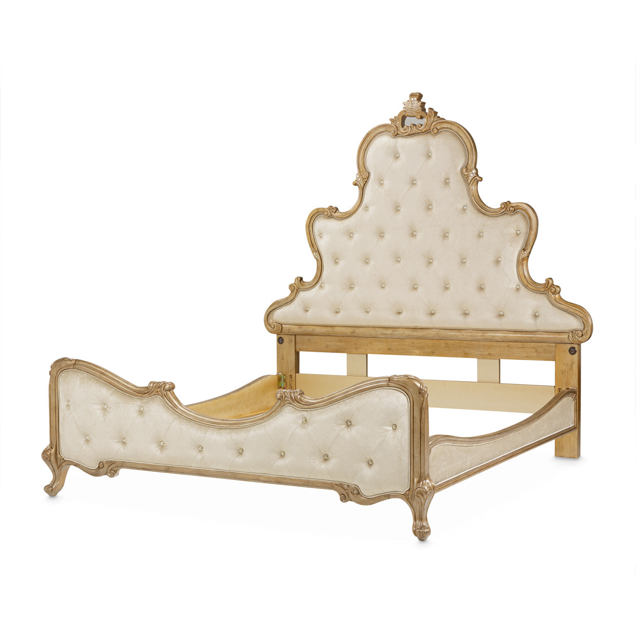 Platine de Royale Queen Panel Bed - Antique Platinum
