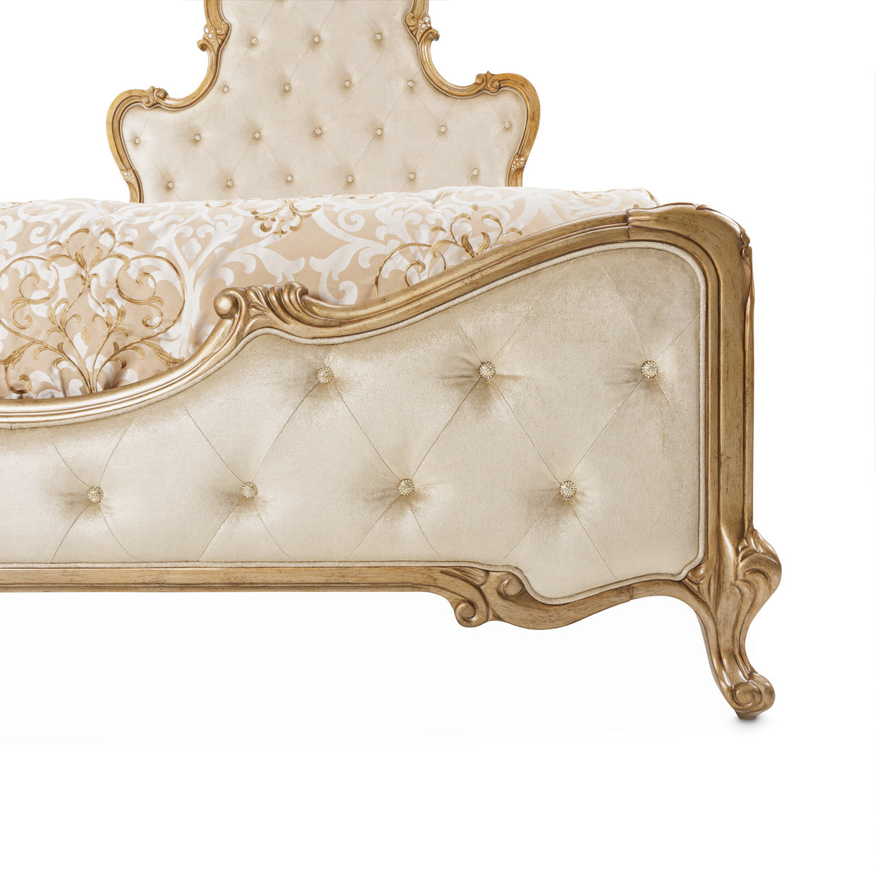 Platine de Royale Queen Panel Bed - Antique Platinum