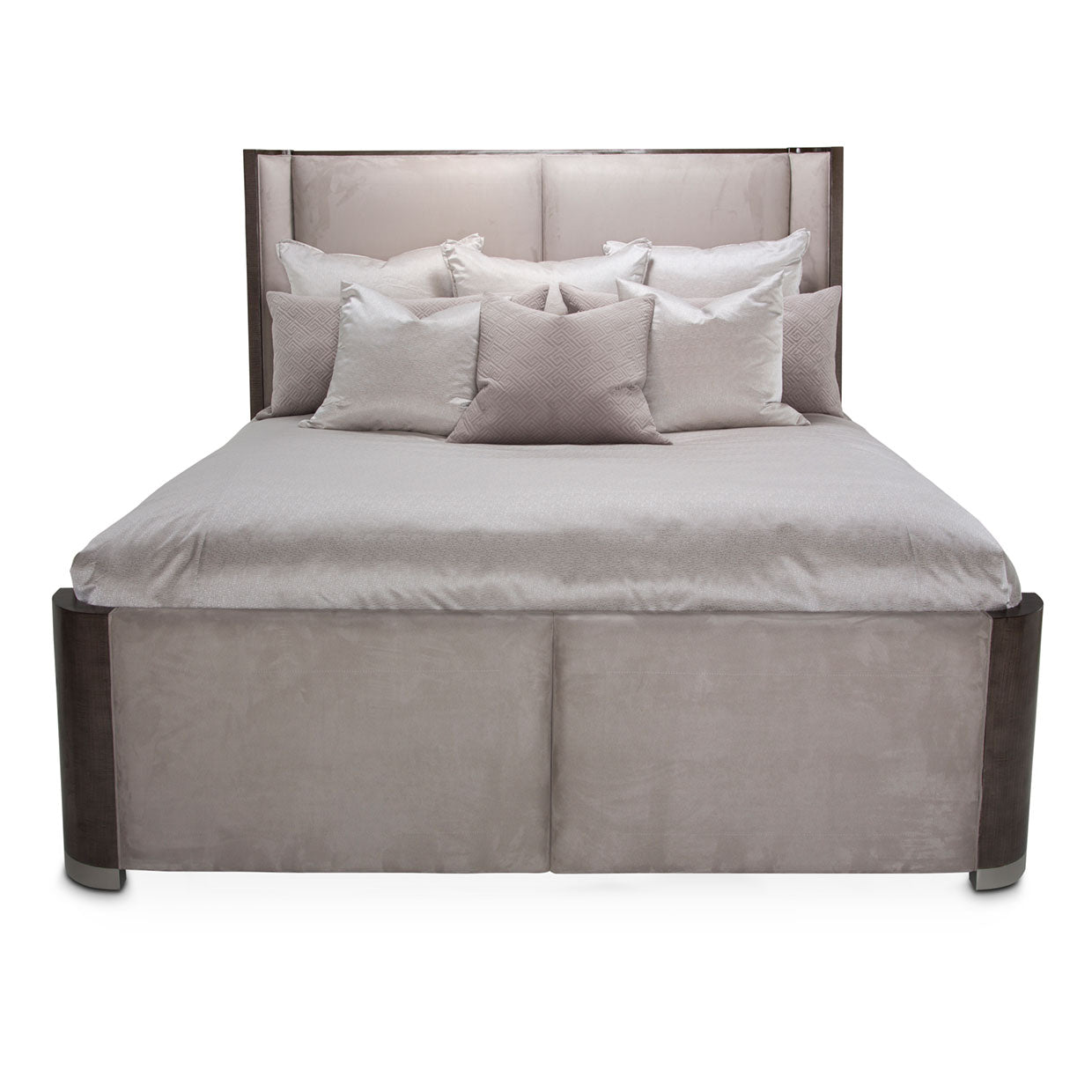 Roxbury Park Queen Dual-Panel Bed - Slate