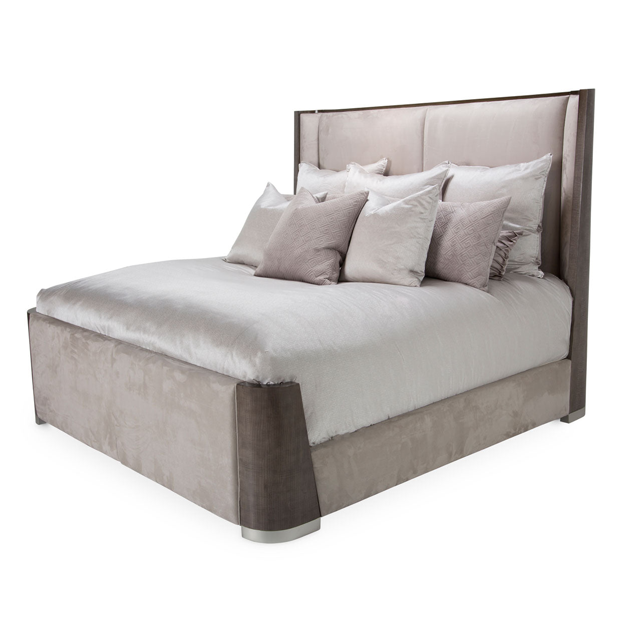 Roxbury Park Eastern King Dual-Panel Bed - Slate