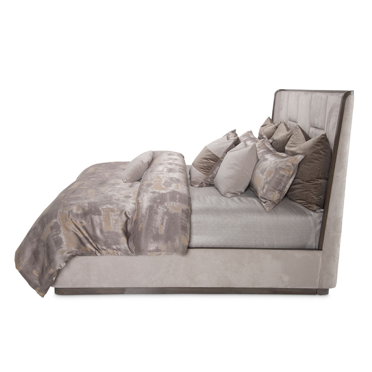 Roxbury Park Queen Multi-Panel Bed - Slate