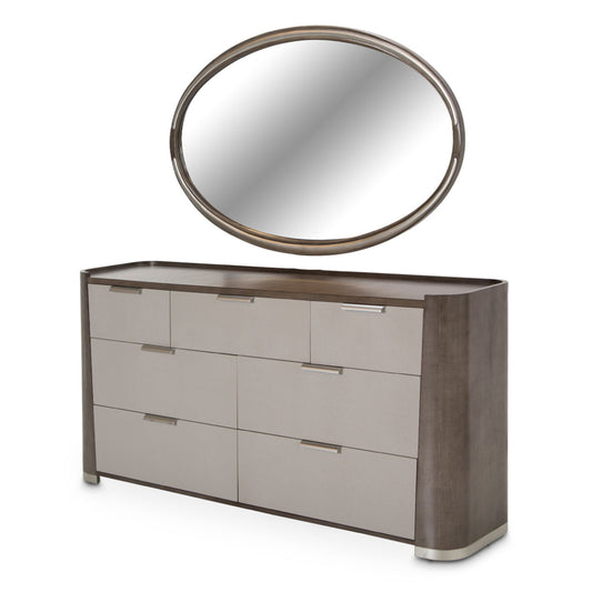 Roxbury Park Dresser with Mirror - Slate