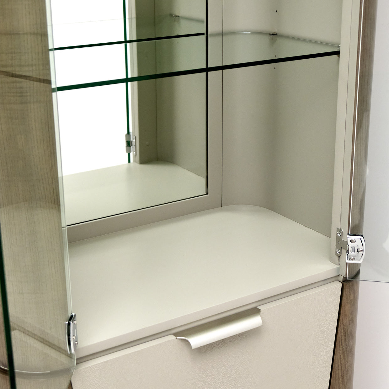 Roxbury Park Display Cabinet - Slate