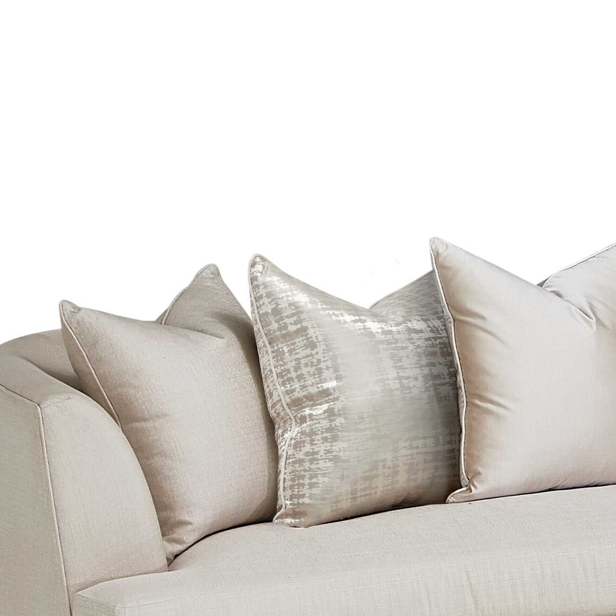 Malibu Crest 3-Piece Sofa - Pearl/Chardonnay