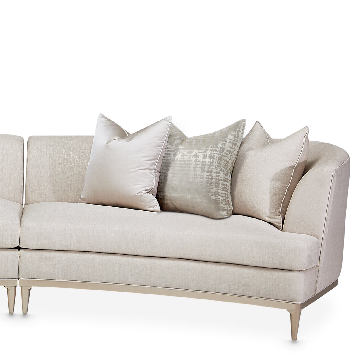 Malibu Crest 3-Piece Sofa - Pearl/Chardonnay