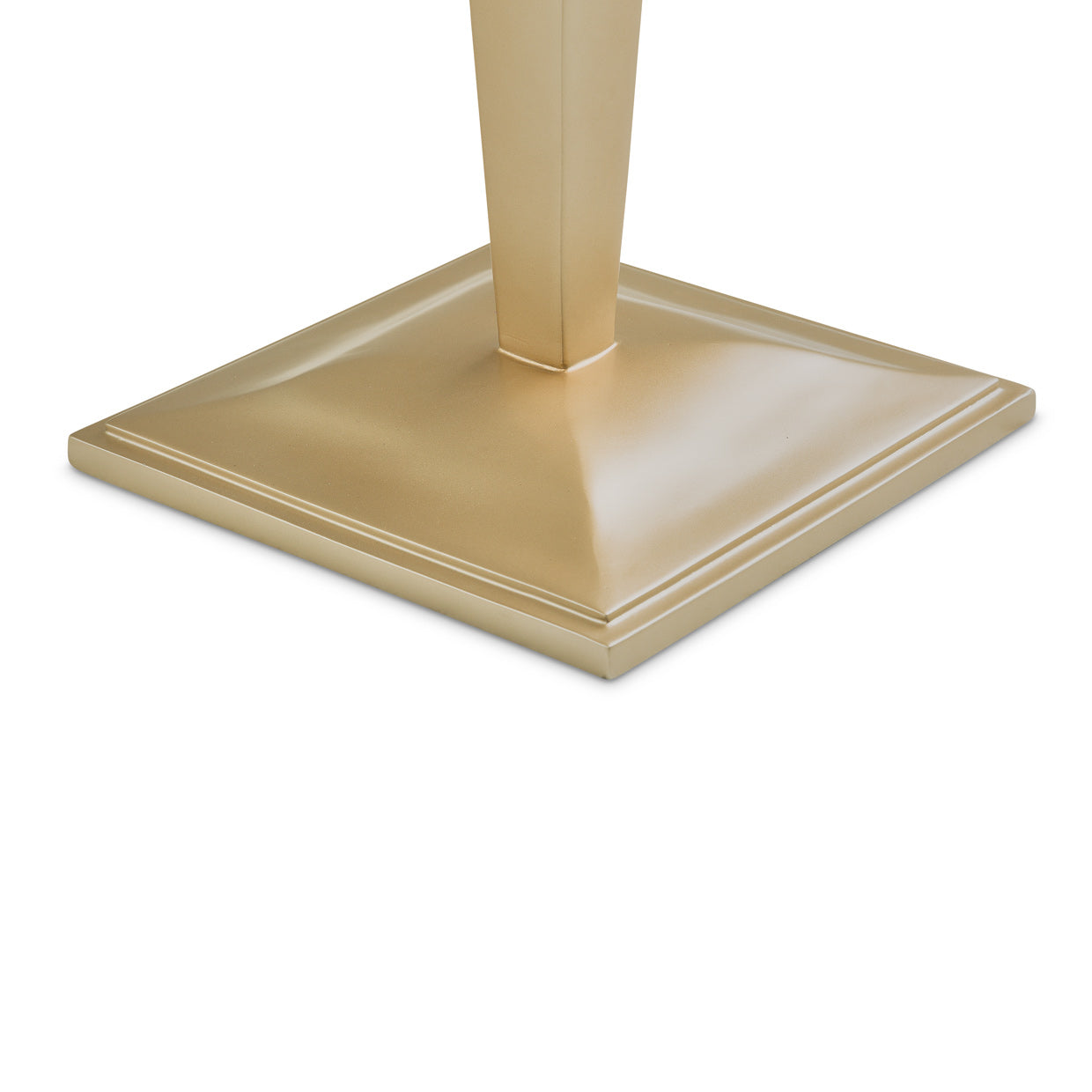 Malibu Crest Round Pedestal Tea Table - Chardonnay