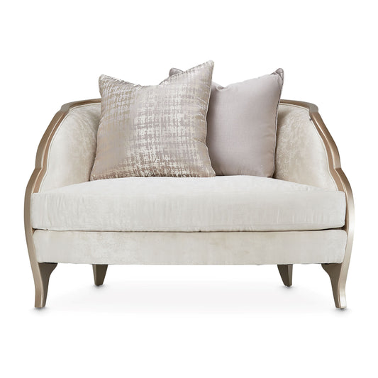 Malibu Crest Chair and Half - Cloud White/Chardonnay