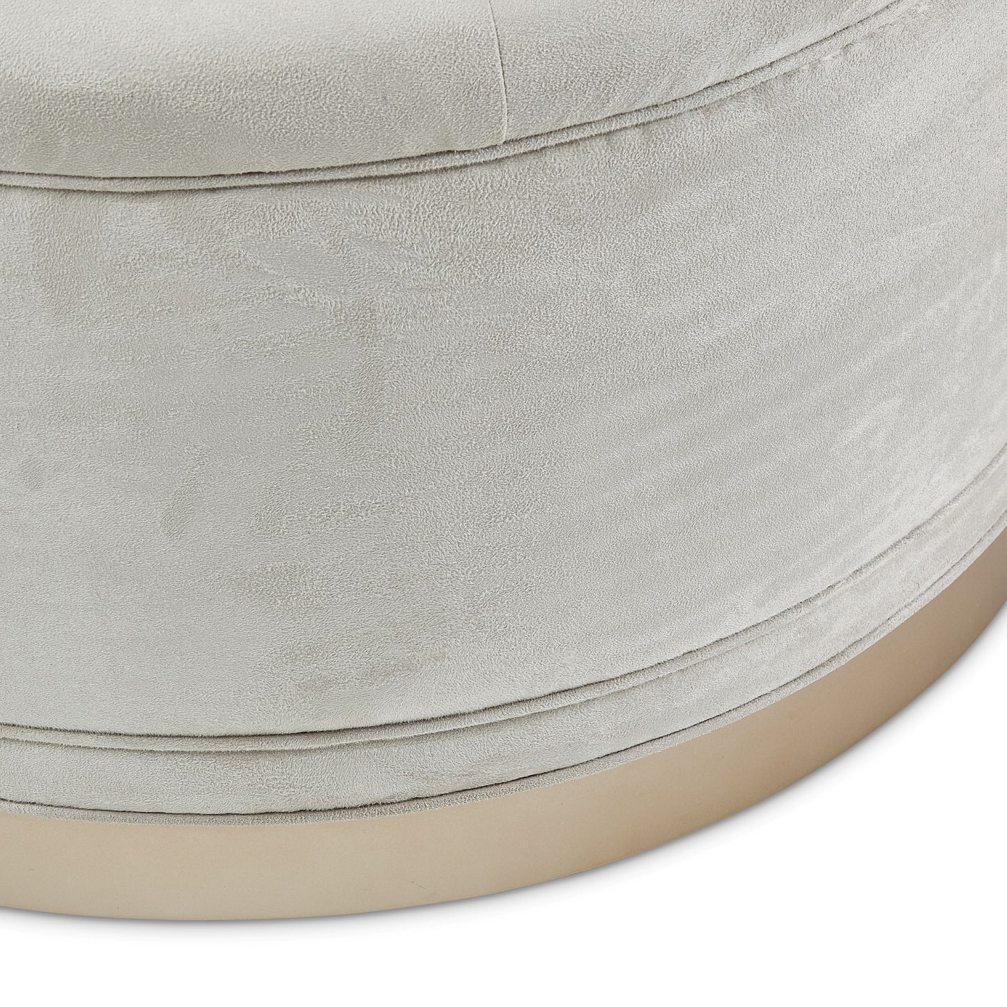 Malibu Crest Cocktail Ottoman - Doeskin