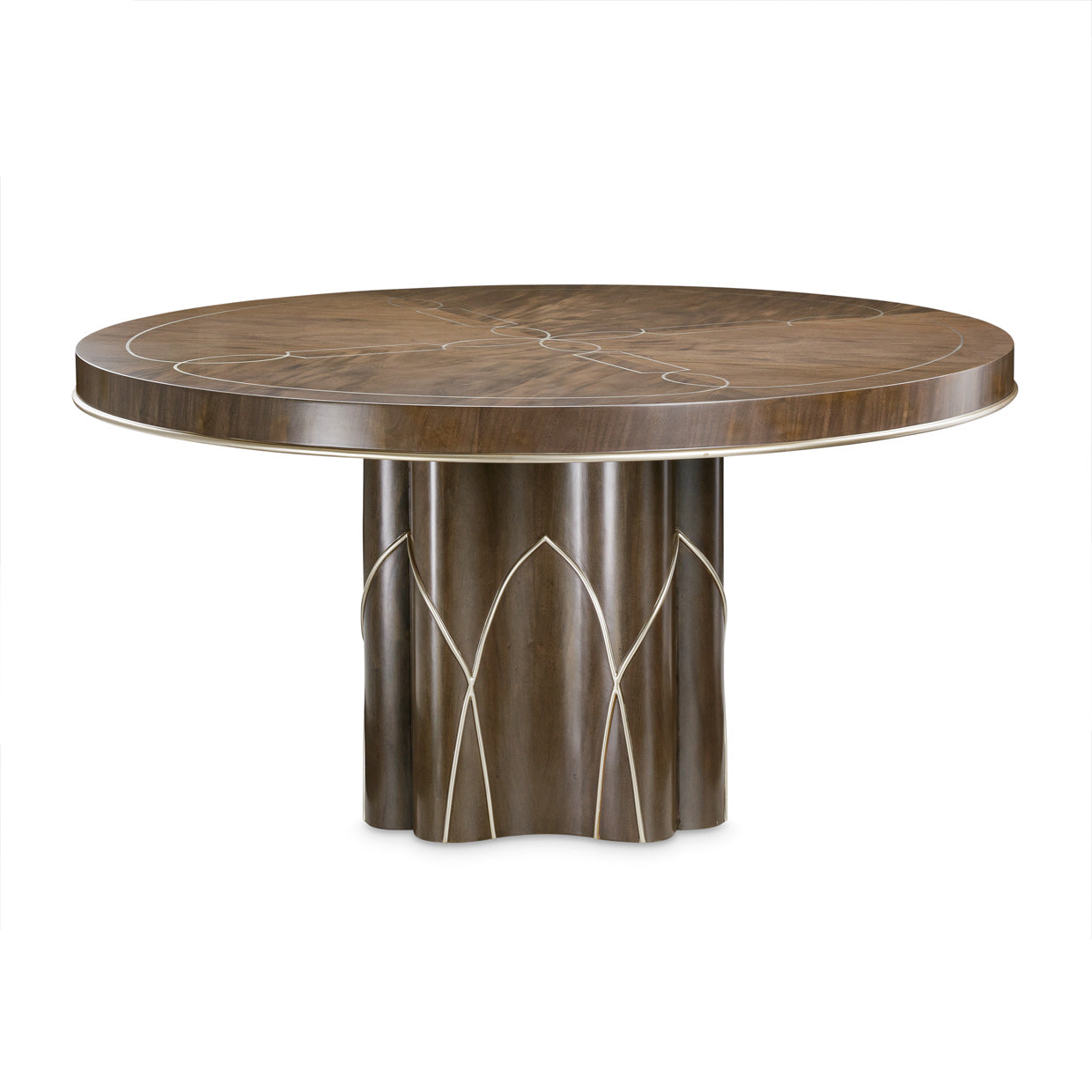 VillaÂ Cherie Round Dining Table - Hazelnut